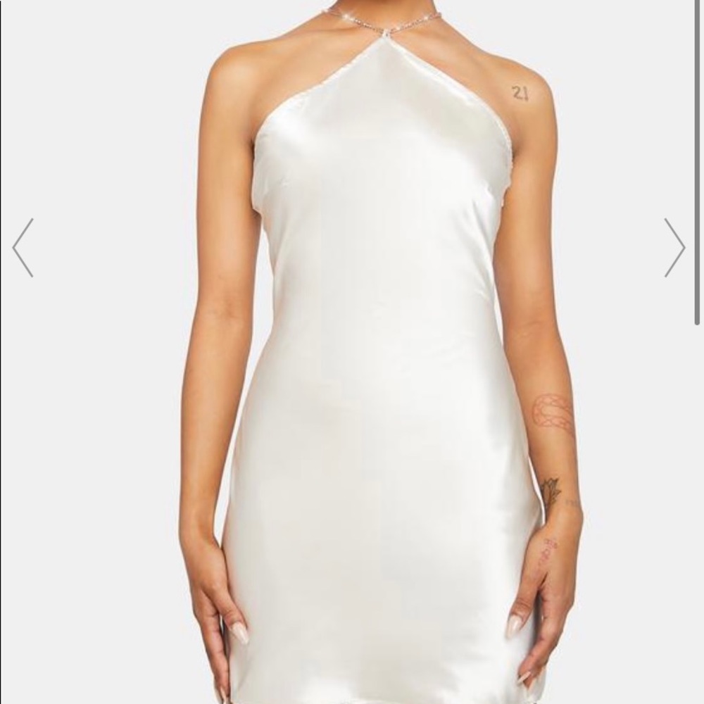 NWT Dolls Kill Silk Mini Dress